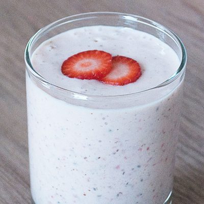 Strawberry & Banana Oatmeal Smoothie